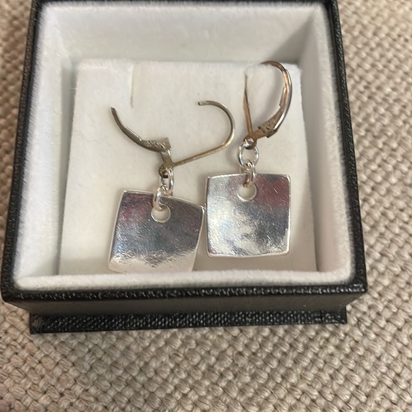 925 Silver Drop Earrings - Picture 4 of 5